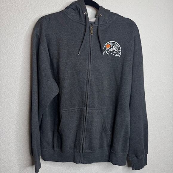 Prairie Mountain Montana Big Sky Gray Hoody Sz Large - Picture 3 of 12